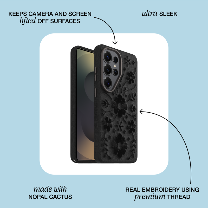 product image 5 - Galaxy S26 Ultra Case Symmetry Series Cactus Leather Embroidery